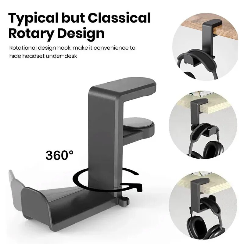 Universal Desktop 360° Rotatin - огляд і ціна Headset Stand