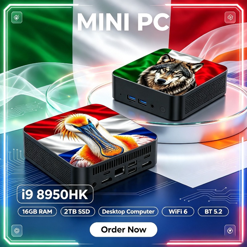 2026 Intel i9 8950HK Mini PC G - огляд і ціна Pc Gaming Desktop