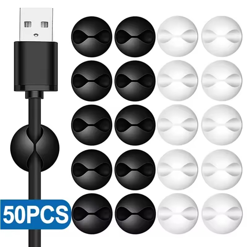 5/50Pcs Desktop Wall Cable Cli - огляд і ціна Headset Stand