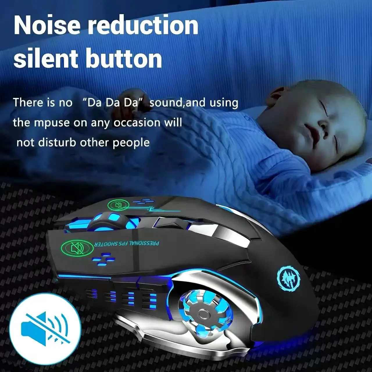 Wireless Gaming Mouse Bluetoot - огляд і ціна Pc Gaming X3D